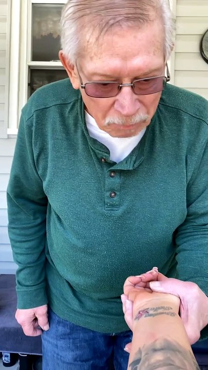 Grandpa Reacts to Tattoos