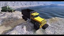 TRUCKS VS OFFROAD TEST AREA - Big Truck Test Parkour - BeamNG Drive