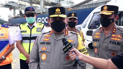 Wakapolri Tinjau Arus Mudik Wilayah  Melalui  Jalur Udara