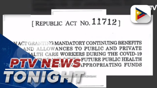 PRRD signs law on health workers' benefits during public health emergencies