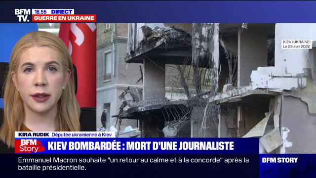 Kira Rudik, députée de Kiev: Le missile a touché un immeuble d’habitations