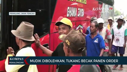 Mudik Dibolehkan, Tukang Becak Banjir Order