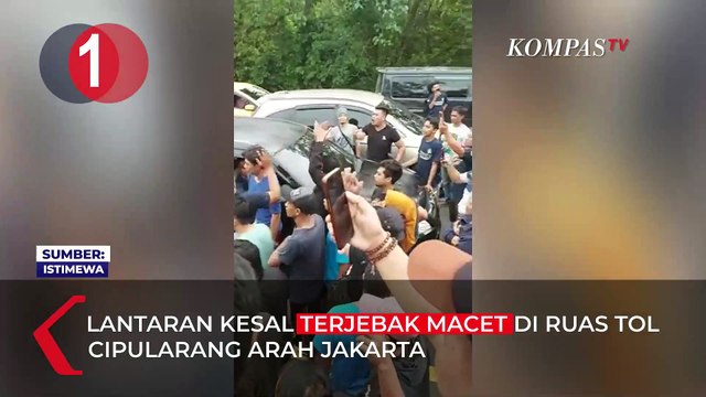 [TOP3NEWS] Pengendara Blokir Tol Cipularang, SBY Jenguk Hendropriyono, Pemudik Telantar di Bekasi