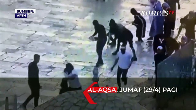 Bentrokan Kembali Pecah di Kompleks Masjid Al-Aqsa, 40 Orang Palestina Terluka