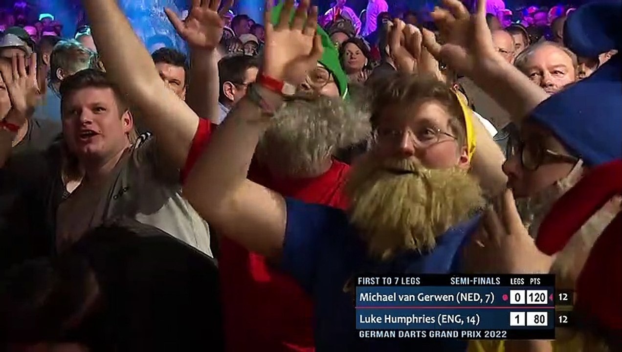 van Gerwen vs Humphries SF German Darts Grand Prix 2022