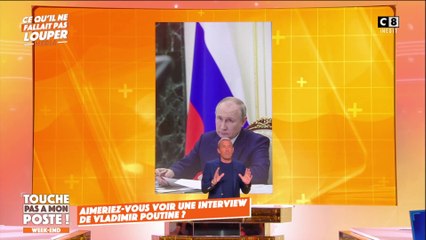 Marc-Olivier Fogiel souhaite interviewer Vladimir Poutine