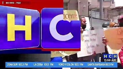 ¡Plantón! Familiares y amigos exigen liberación de despachador de taxis capturado por extorsión