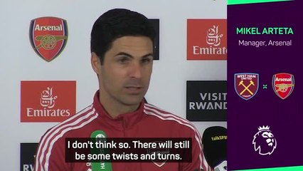 Download Video: Arteta expects 'twists and turns' in top four race