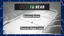 Boston Bruins At Toronto Maple Leafs: Total Goals Over/Under, April 29, 2022