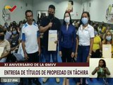 Más de 90 títulos de tierra urbana entregados en el Táchira en celebración de los 11 años de la GMVV