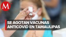 Registran largas filas por vacunación contra covid-19 en Tamaulipas