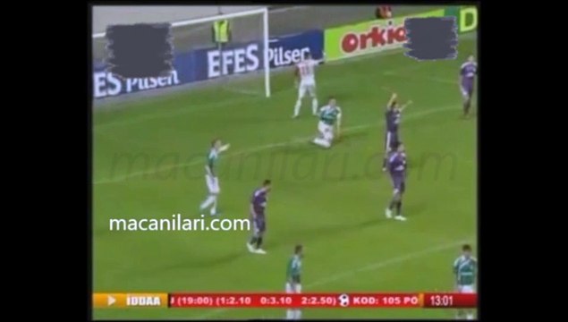 FC Levadia 1-1 Galatasaray 27.08.2009 - 2009-2010 European League Play-Off Round 2nd Leg