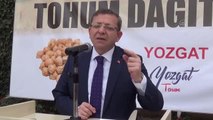 Çiftçilere nohut ve yağlık ayçiçeği tohumu desteği