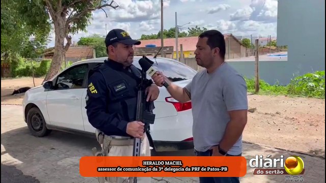 Homem é preso pela PRF em Pombal conduzindo um veículo que havia sido roubado no Recife em 2021