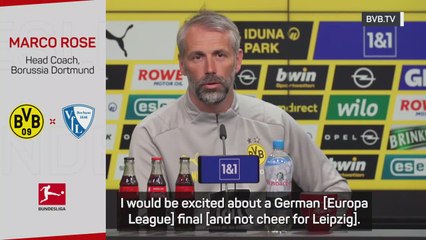 Rose admits Dortmund envy Leipzig