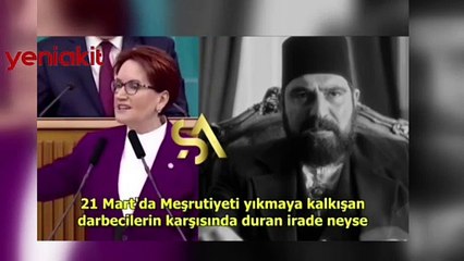 Meral Akşener'e Payitaht Abdulhamid ile bomba cevap!