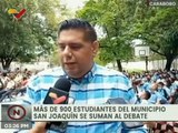 Carabobo | Más de 900 jóvenes del Mcpio. San Joaquín se suman al debate de la Ley de Participación Estudiantil