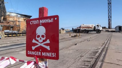 سلطات الانفصاليين تشرع في إزالة الألغام البحرية من ميناء ماريوبول