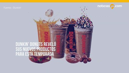 Dunkin' lanza nuevos sabores de temporada