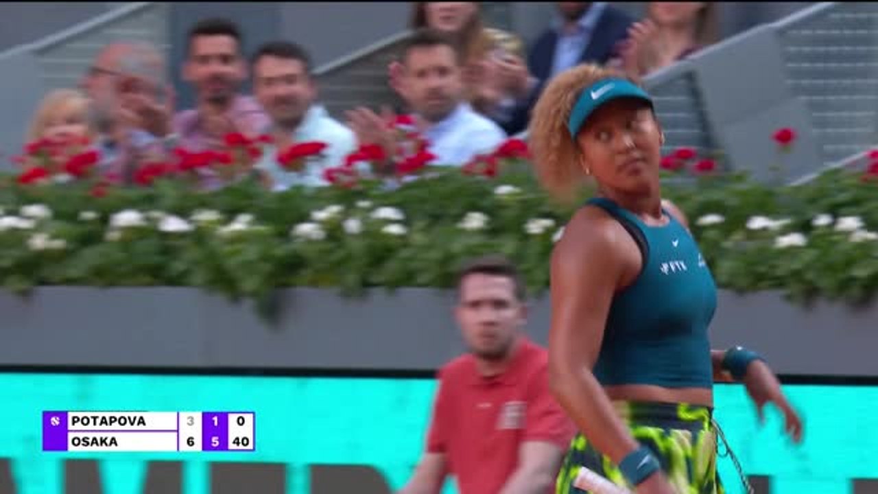 Osaka makes solid start in Madrid