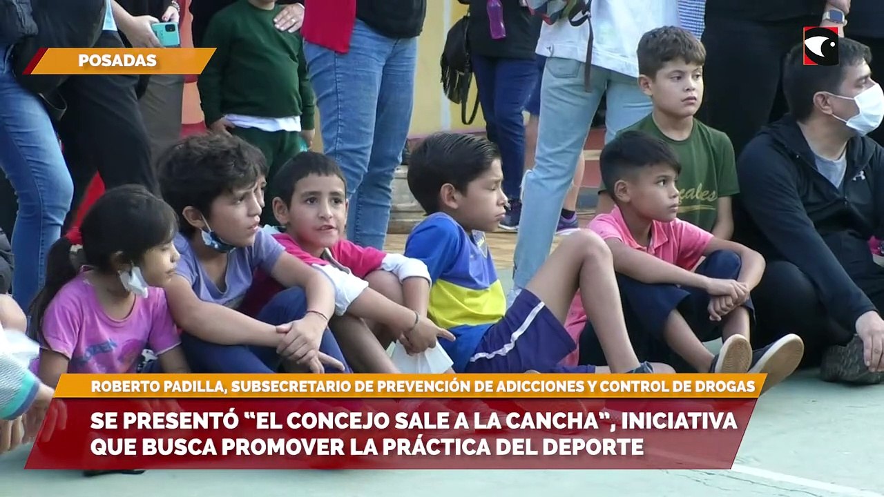 Se presentó “El Concejo sale a la Cancha”, iniciativa que busca promover la práctica del deporte (RP)