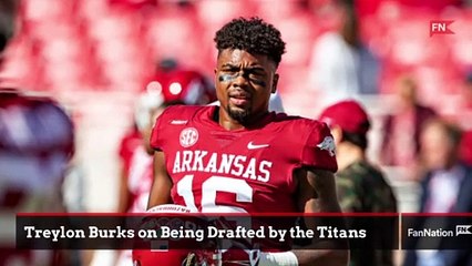 First-Round Pick Treylon Burks on Being Drafted by the Titans