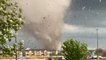 Destructive tornado tears through a Kansas town