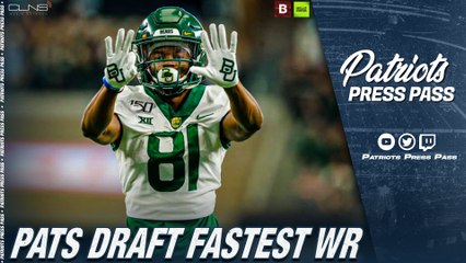 Patriots Draft WR Tyquan Thornton Who Ran 4.28-sec 40 yard dash