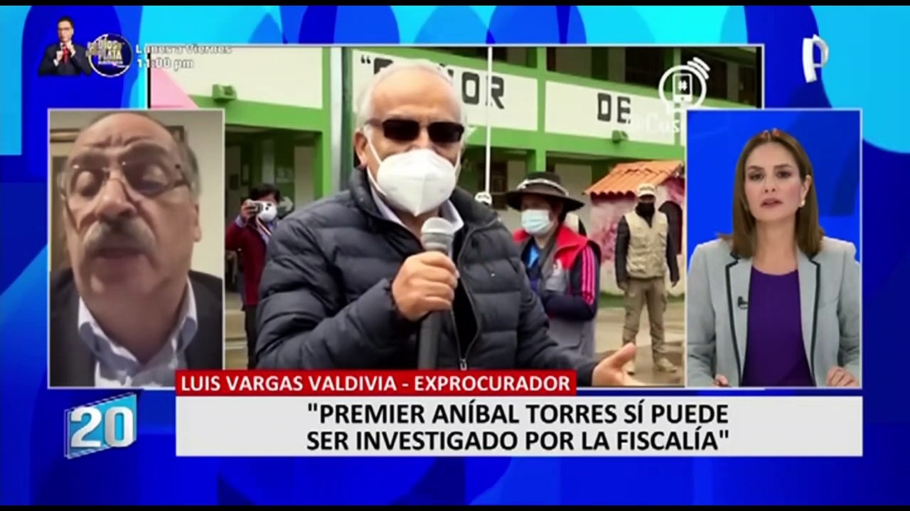Luis Vargas Valdivia: “Premier Aníbal Torres si puede ser investigado por la Fiscalía”