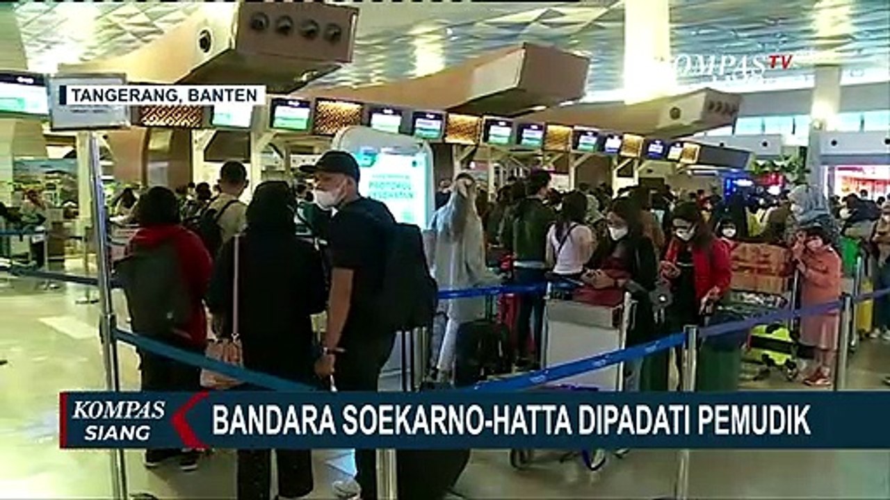 Bandara Ramai, Tapi Ada Penurunan Jumlah Pemudik yang Berangkat dari Bandara Soekarno Hatta