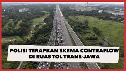 Polisi Ubah Penerapan One Way Jadi Contraflow di Ruas Tol Trans-Jawa