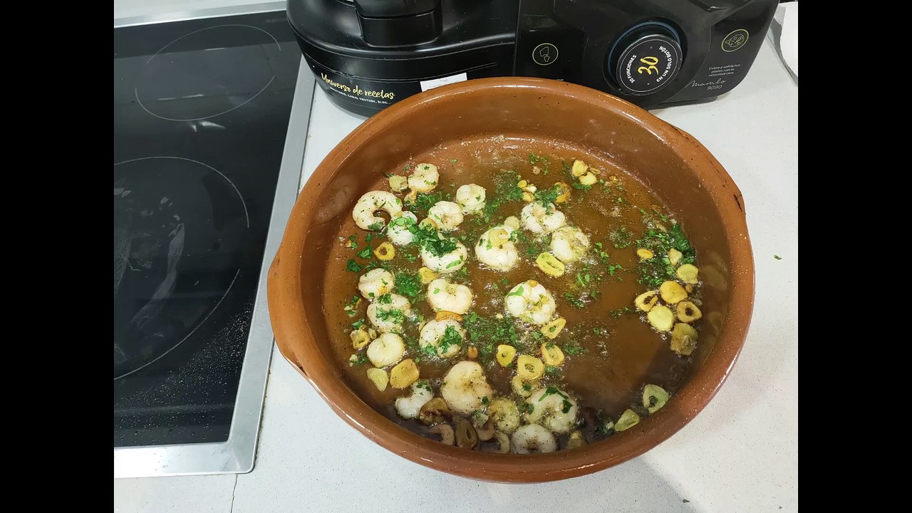 GAMBAS AL AJILLO RECETA PASO A PASO y MÚY FÁCIL