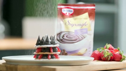 SUPANGLELİ ÇİLEKLİ ÇITIR MİLFÖY KATLARI