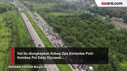 Polisi Ubah Penerapan One Way Jadi Contraflow di Ruas Tol Trans-Jawa