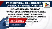 6 presidentiables at 4 vice presidentiables, lalahok sa panel interview ng Comelec