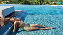 New mommy Priyanka Chopra indulges in pool time in LA home; Rocks a bikini