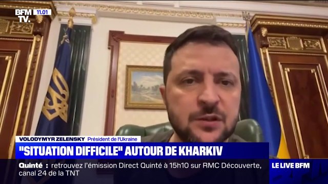 Guerre en Ukraine: la situation est difficile autour de Kharkiv selon Zelensky