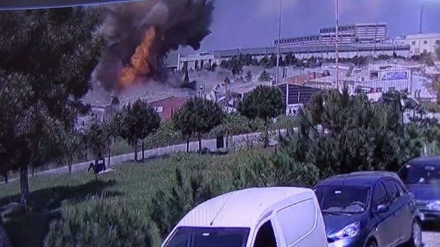 Tuzla’da fabrikada ilk patlama anına ilişkin yeni görüntüler ortaya çıktı