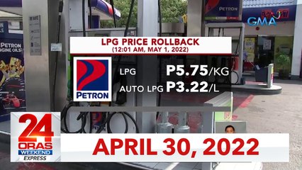 24 Oras Weekend Express: April 30, 2022 [HD]