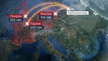 Rus devlet televizyonunda nükleer füze tartışması! Saldırı düzenlenebilecek başkentleri haritada gösterdiler