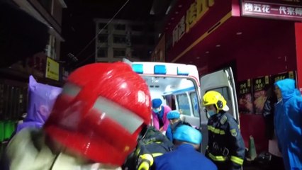 Des dizaines de disparus dans l'effondrement d'un immeuble en Chine