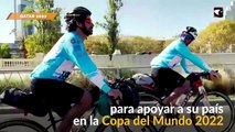 Los argentinos que irán en bicicleta desde Sudáfrica a Qatar para el Mundial de fútbol