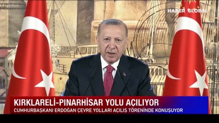 Son dakika! Cumhurbaşkanı Erdoğan'dan çevre yolu açılışında açıklamalar: Benim dünyamda Pınarhisar'ın ayrı bir yeri var
