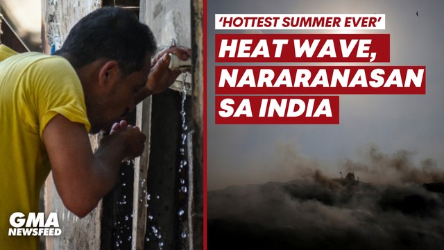 Heat wave sa India | GMA News Feed