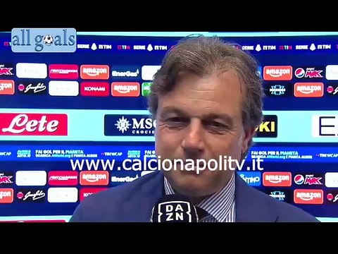 Napoli-Sassuolo 30/4/22 intervista pre-partita Cristiano Giuntoli