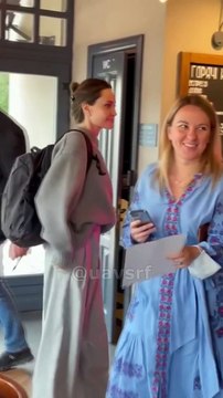 Анджелина Джоли приехала в Украину | Анджеліна Джолі приїхала до України | Львов Львів