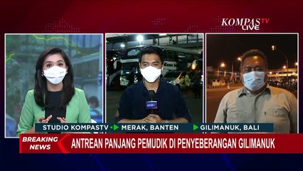 Antrean Panjang Pemudik di Penyeberangan Gilimanuk Diprediksi Masih akan Terus Terjadi