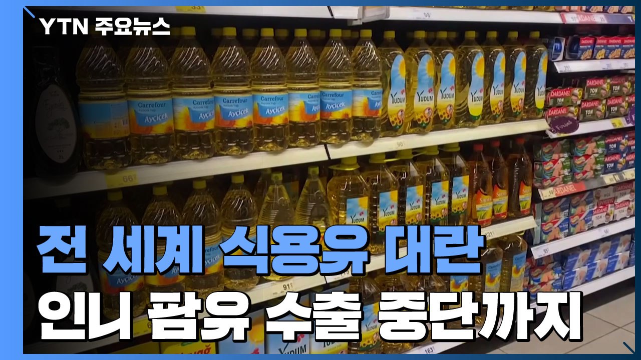 전 세계 식용유 대란...우크라 침공에 인니 팜유 수출 중단 여파까지 / YTN