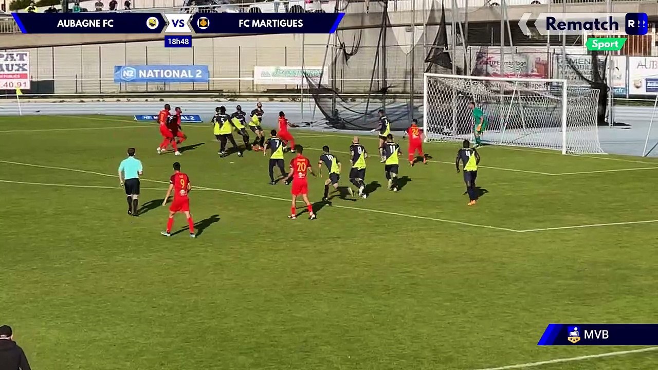 Aubagne FC 0/0 FC Martigues (mi-temps)