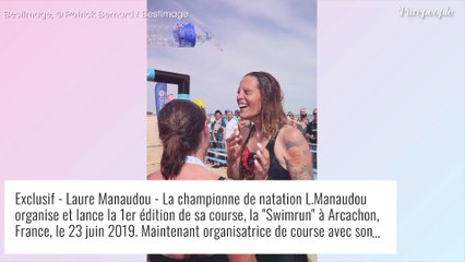 Laure Manaudou à la plage avec ses fils : tendresse, jeux dans le sable et Tortues Ninja